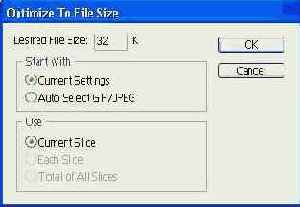    Optimize To File Size ...